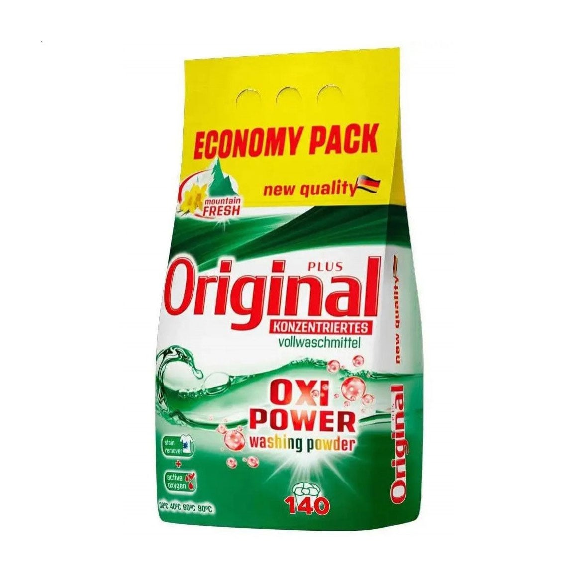 Пральний порошок-концентрат Original Oxi Power Washing Powder Універсальний, 140 циклів прання, 8.4 кг